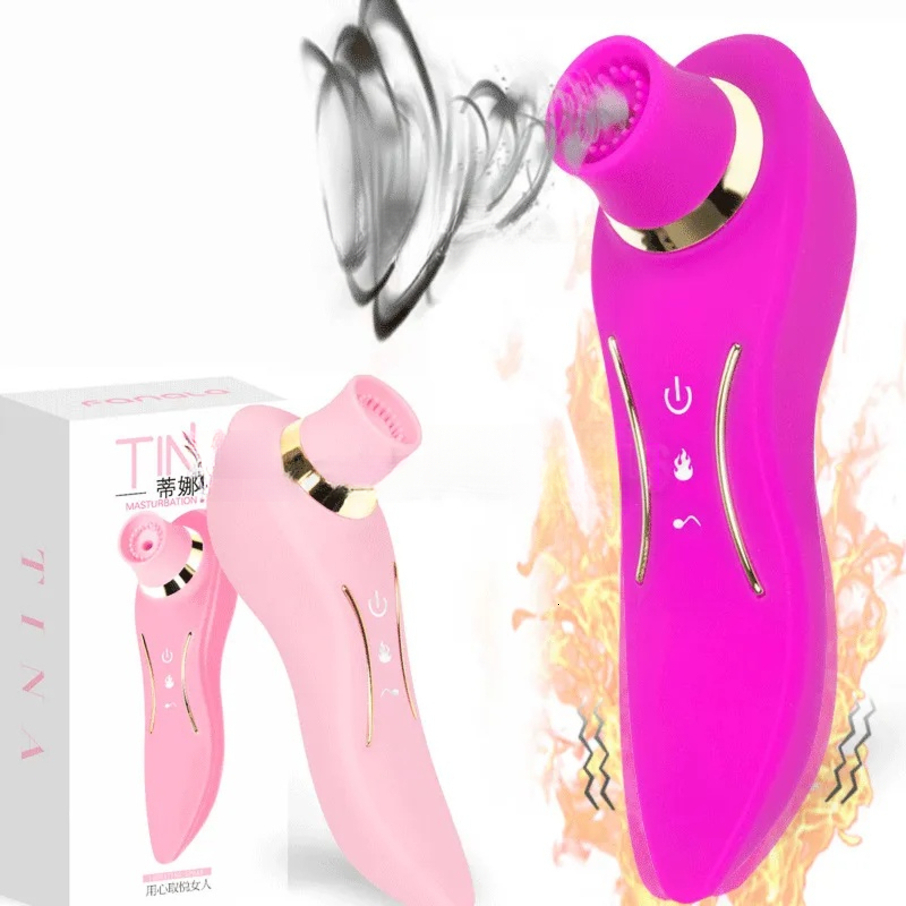 2026 New Heating 2 Suction 24 Vibration Nipple Sucker Clit Pussy Pump Female adult toys G Spot Vibrators Clitoris Stimulator Oral Sex Toy For Women