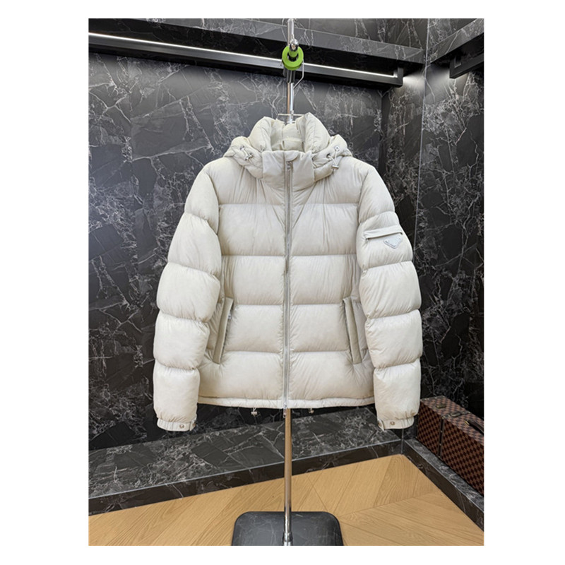 man jacket high quality Winter puffer Top designer Down jackets Breast pocket Jacket bright Coat Parka Overcoat design Thick Warm Hooded Windbreaker