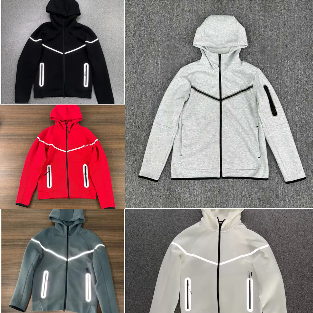 10A High Quality 1:1 Tech Fleece Men's Tracksuits Designer Casual Pure Cotton Hoodie High Quality Jacket Fashion Set Three Dimensional Silicone