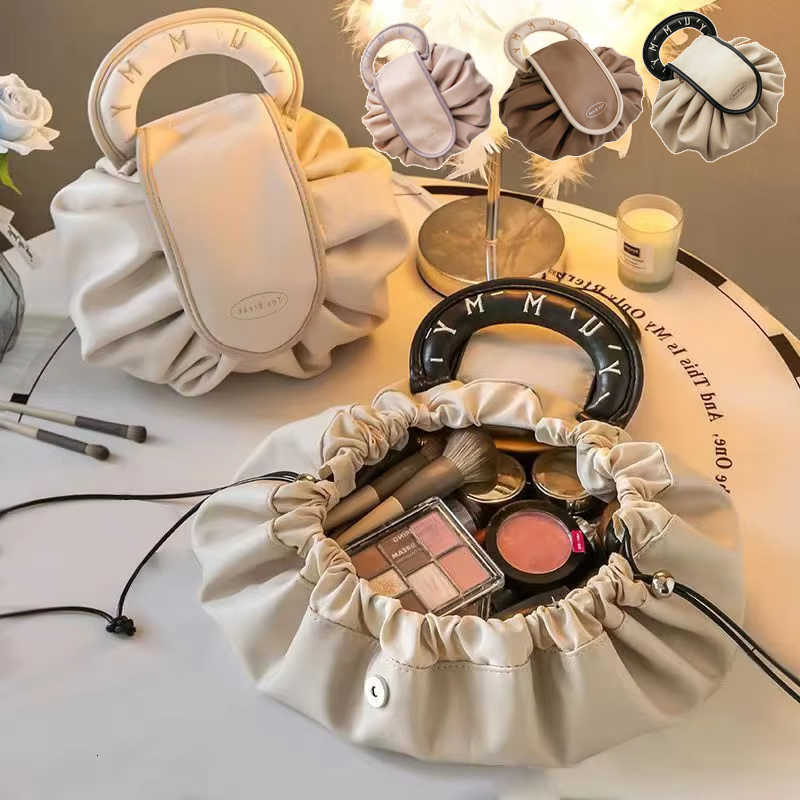 Bag Portable Makeup for Daily Use Fashion Women Large Capacity Travel Toiletry Bags Ladies Drawstring Cosmetic Storage PouchT260917