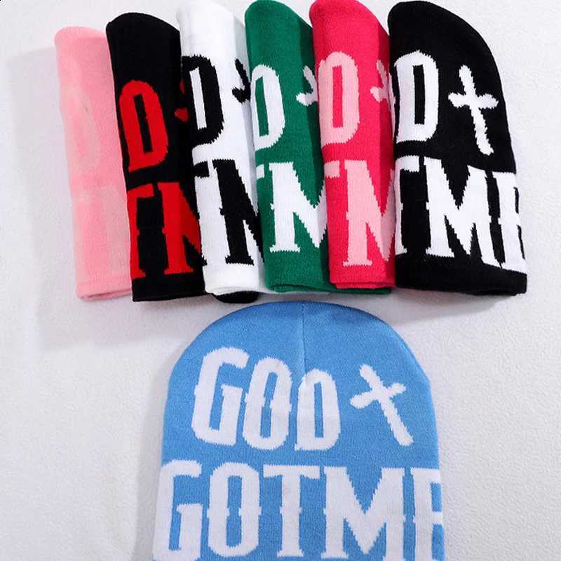 Letter Print Y2K Beanie Hats for Men's and Women's Cool Letter Graphic Skull Cap Outdoor Riding skiing Outdoor Warm Head HatT260916