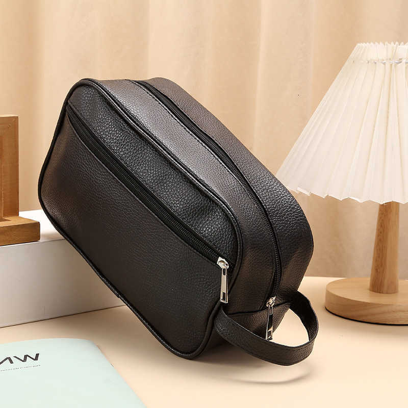 Bag Woman Coametics Men Handbag Fashion PU Leather Phone Wristlet Bag 2023 Casual Toiletry Bag Small Purse Handbags WalletT260917