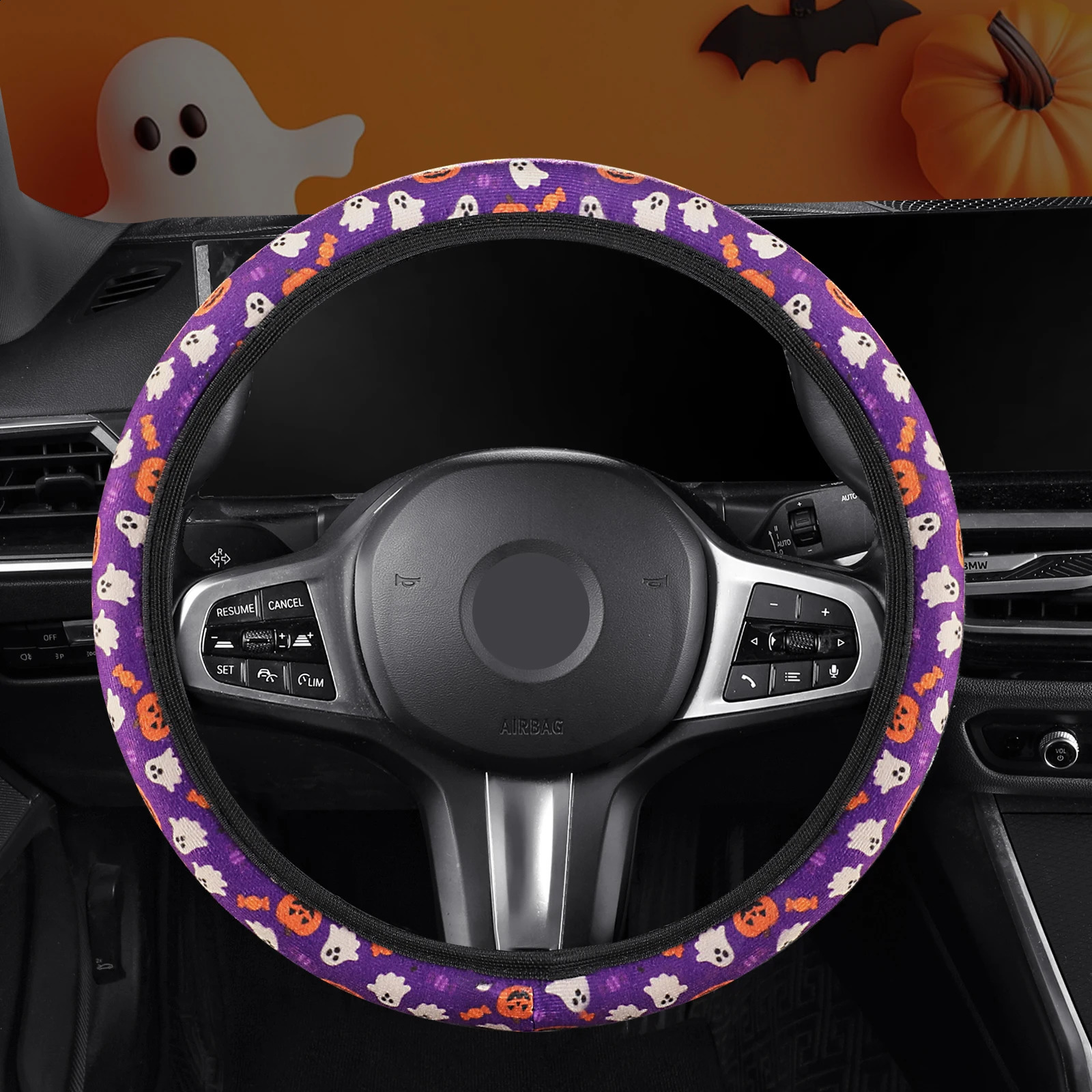 Halloween Limited Edition Car Steering Wheel Cover Universal Fit Most Models WearResistant NonSlip No Inner Ring 260916