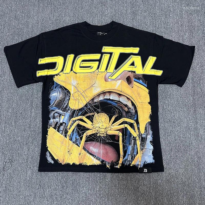 Short Sleeve T-shirt 26ss Summer Arrival Vintage Street Men Women Print Tee Shirt Tops
