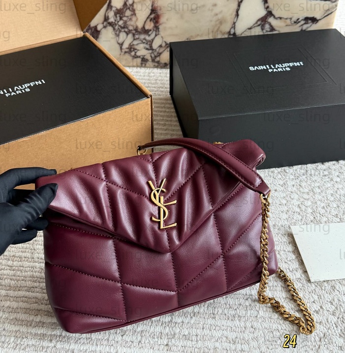 Designer Bags 2026 Trends tote bag Loulou Puffer Puff Cloud Bag chain bag luxury Hardware logo shoulder bag handbag fashion Soft sheepskin crossbody