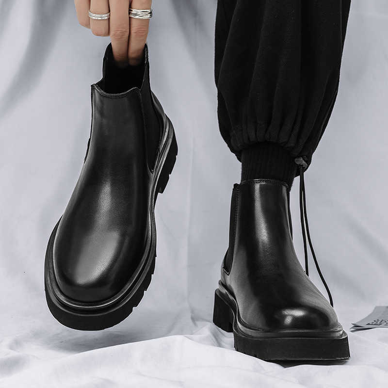 Casual Shoes Boots Shoes Men Classics Ankle Boots High SlipOffice Ventilate Versatile Motorcycle D260917