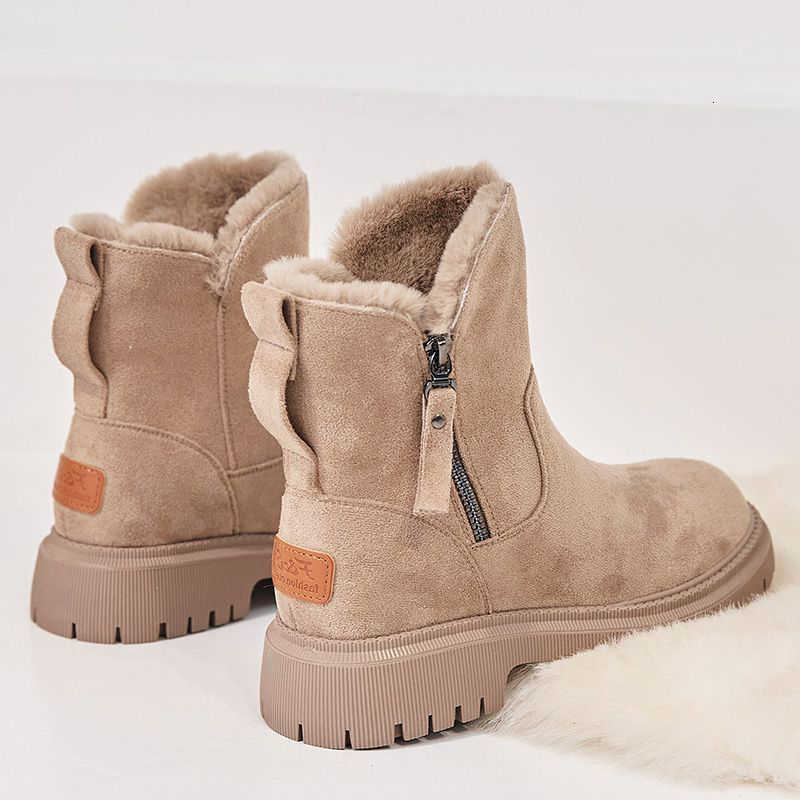 Women Snow Shoes Winter Warm Boots for Woman Thickened Female Shoes Lady Middle Fur Boots NX014 Botas De Inverno Feminina D260917