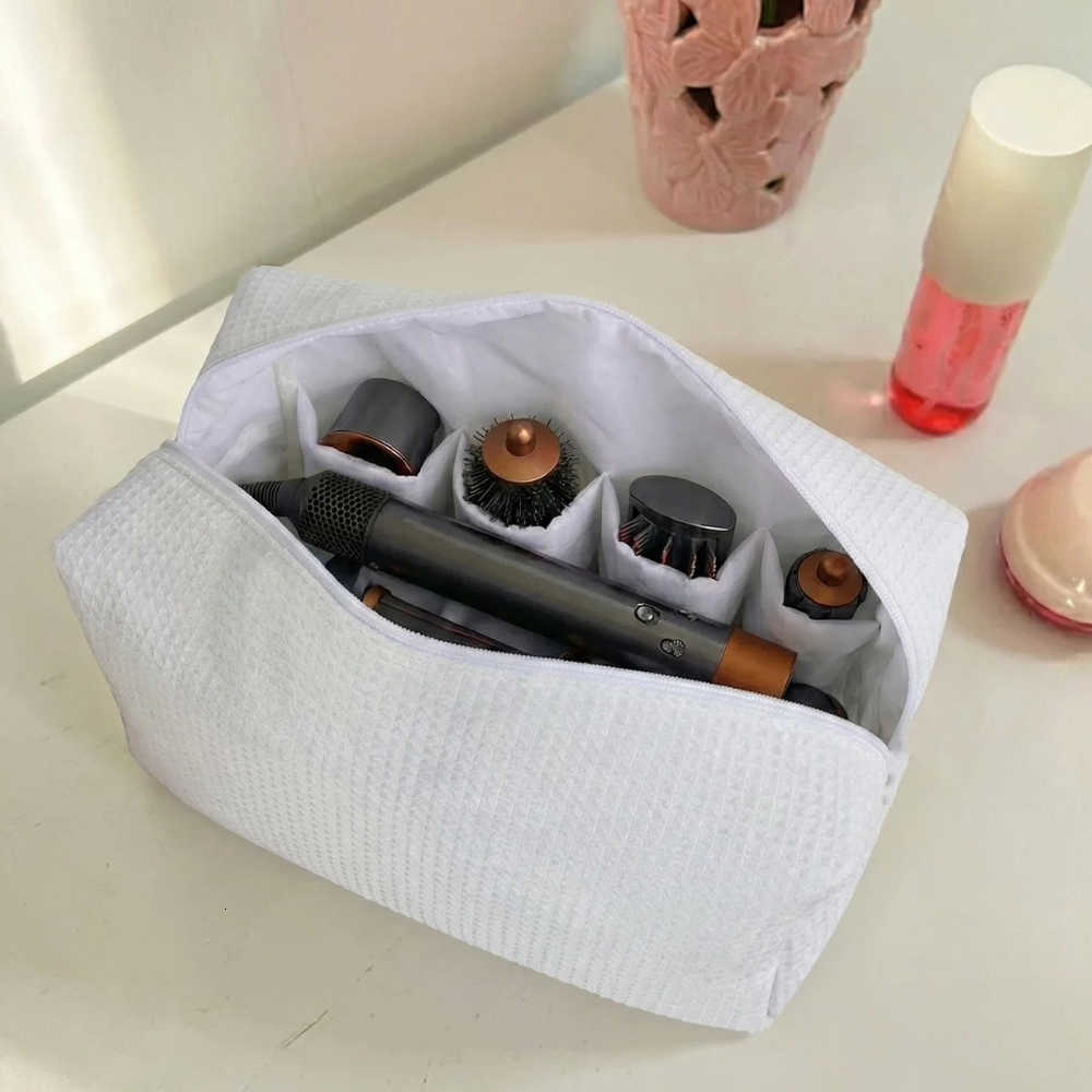 Capacity Cotton Large Added Makeup Bag Portable Hair Styling Tool Organizer with Zipper Korean Multifunctional Cosmetic BagsT260917