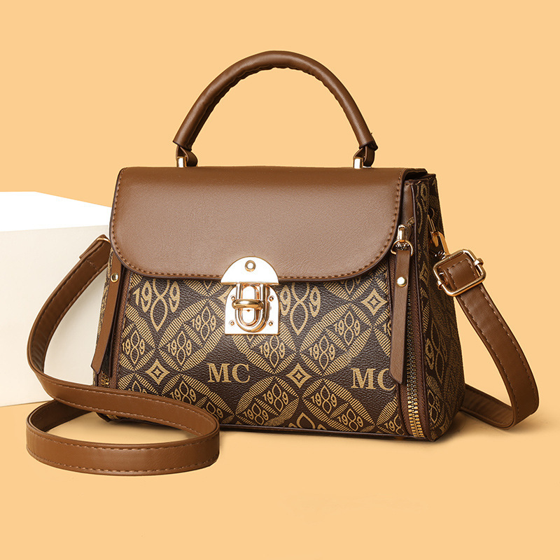 TB BHULAMTE This Year's New Women's Crossbody Mom Bag, For Middle-Aged Ladies, Light Luxury, Niche Style, Practical And High-End Handbag