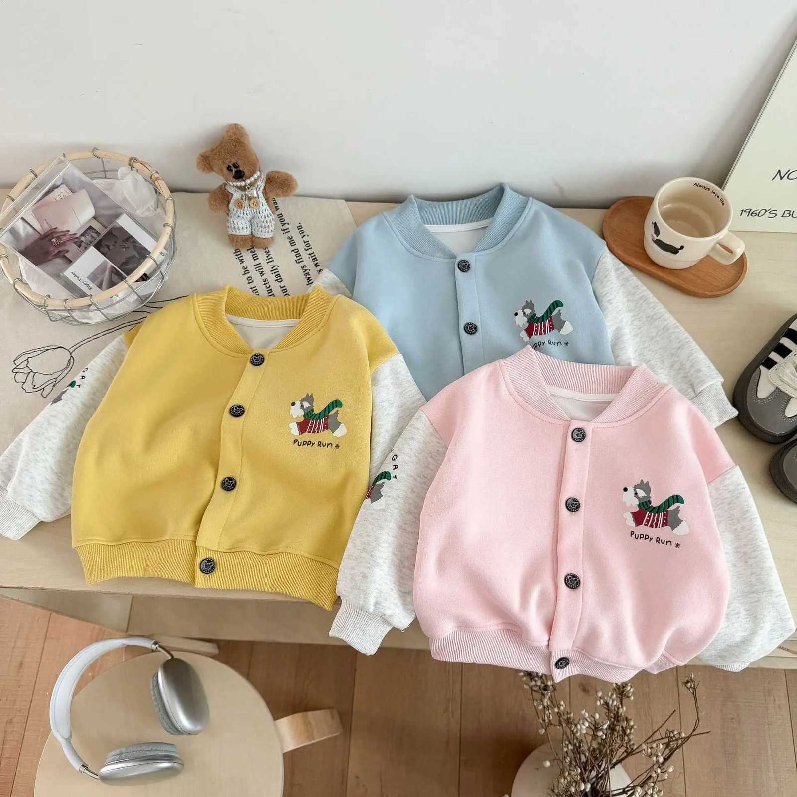 Jacket Fashion Baseball For Boys and Girls Casual Comfortable Outerwear in Spring Cotton Long Sleeve CoatT260916