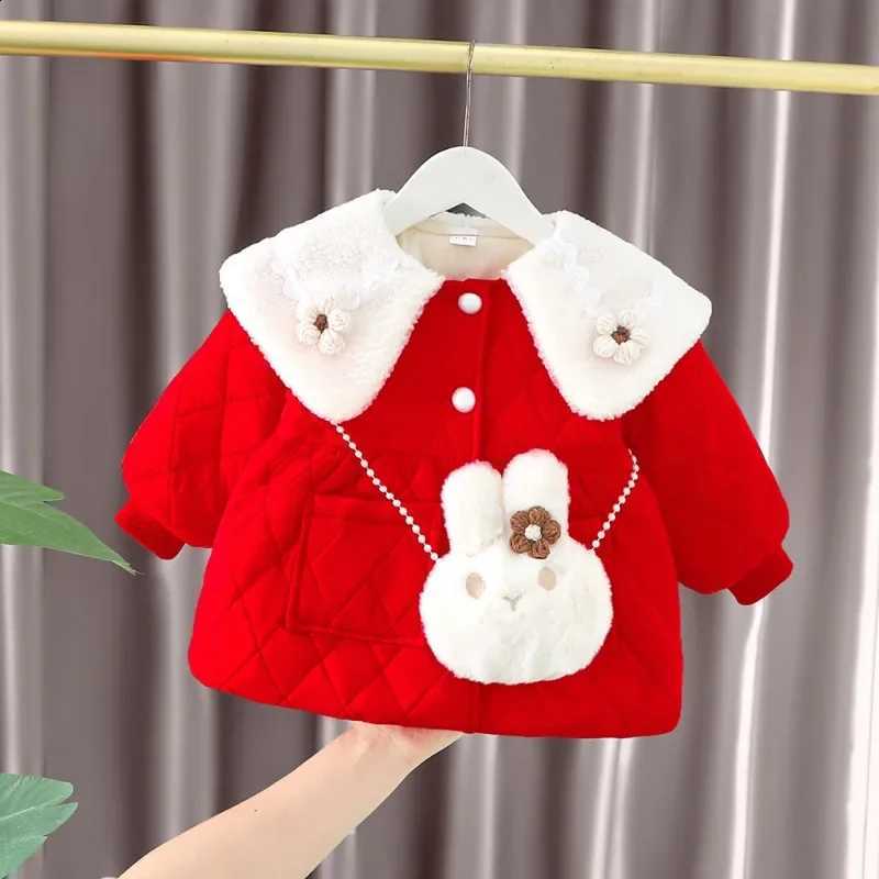 Clothing Ropa De Nio Child 2026 Winter Baby Clothes Korean Cute Girl Outer Cartoon Down Jacket Plush Princess Girl Clothes J260917