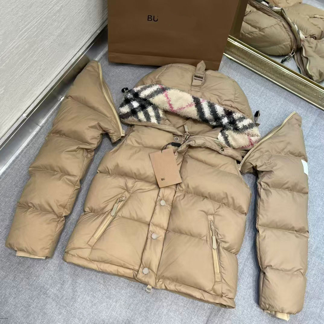 Burwinter jacket Jacket puffer jacket Winter New Fashion Hooded Thickened Down Coat jacket for uniex windbreaker Coats thickening warm top downs jac