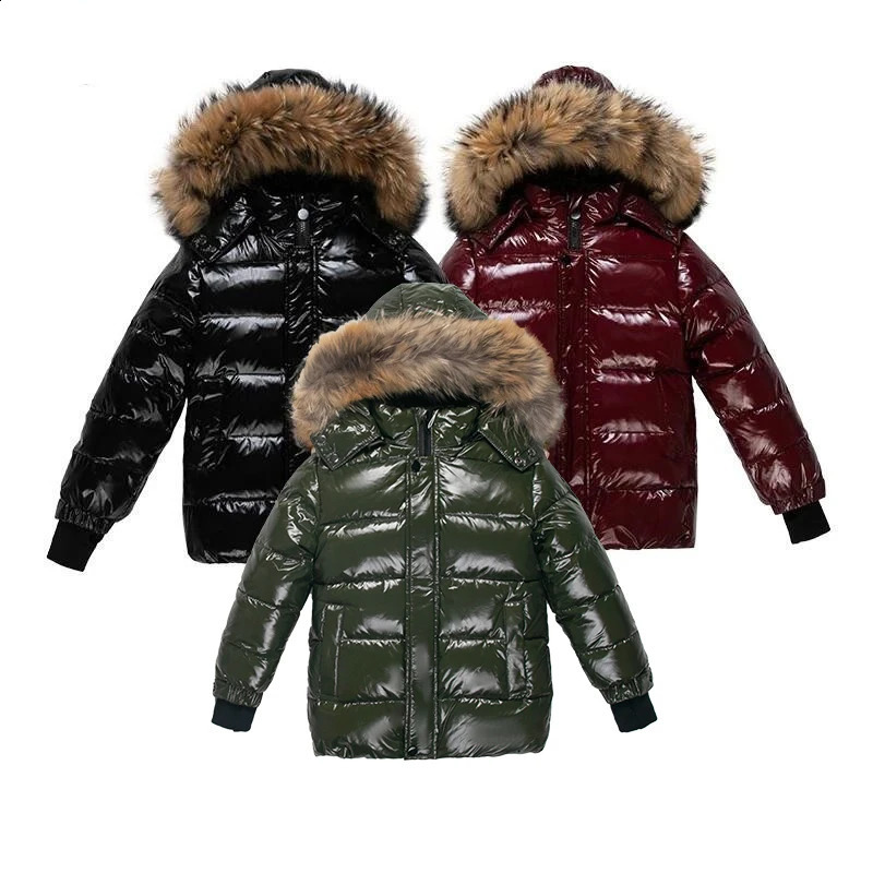 Fashion winter coat Children's jacket for baby boys girls clothes Warm kids clothes waterproof thicken snow wear 2-16Y260916