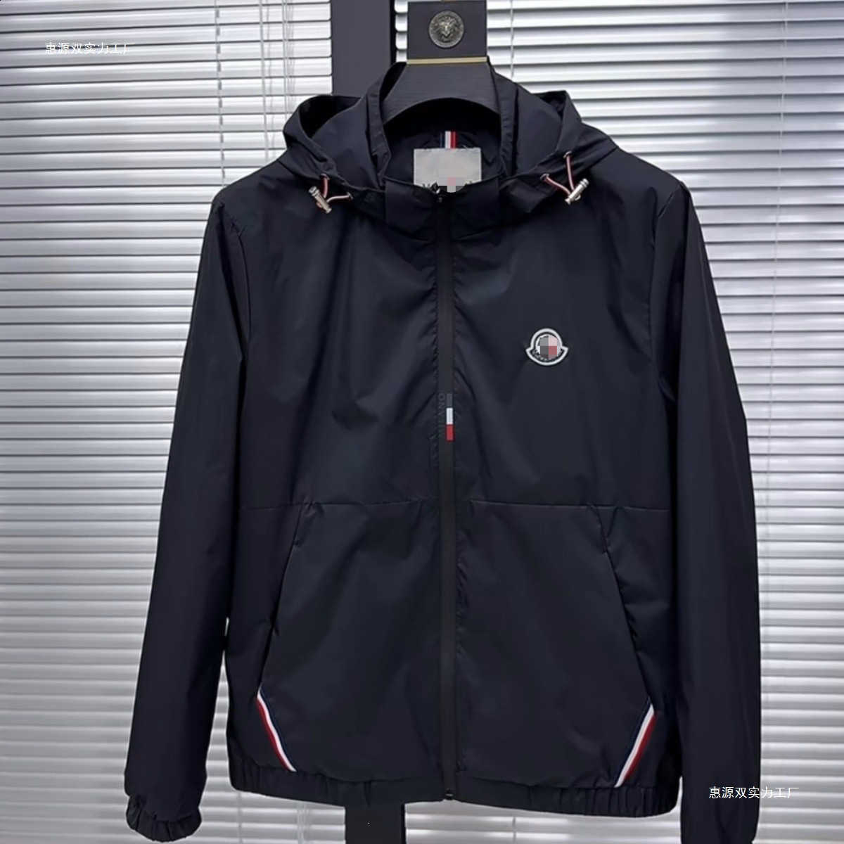 2026 Autumn New Men's Coat Jacket with Hood Slim Fit Versatile Solid Color Light Luxury Style C260917