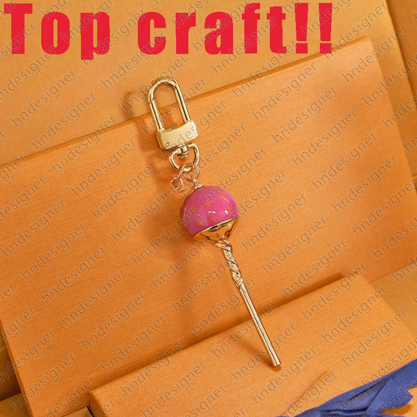 Master Quality Candies Keychain Lollipop Accessory Designer Charms Lolly Pendent Ornament M03518 M03517 M03519 H02BLO