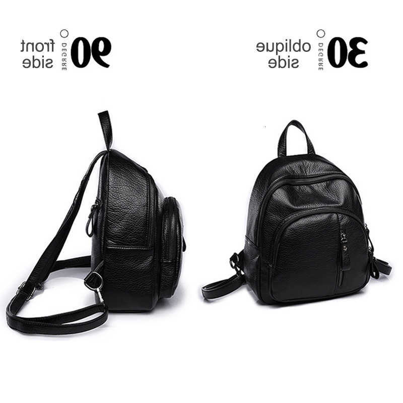 Soft PU NewAnti-theft Leather Backpack Women Vintage Shoulder Bag Ladies Mini Travel Backpack School Bags GirlsT260917