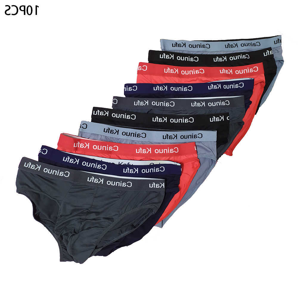 Men's Fashion Underpants Panties 10Pcs Mens Briefs Underwear Men L-5XL Size Briefs Bikini Pant Men Comfortable Sexy Slip U Underpants Hot D2609