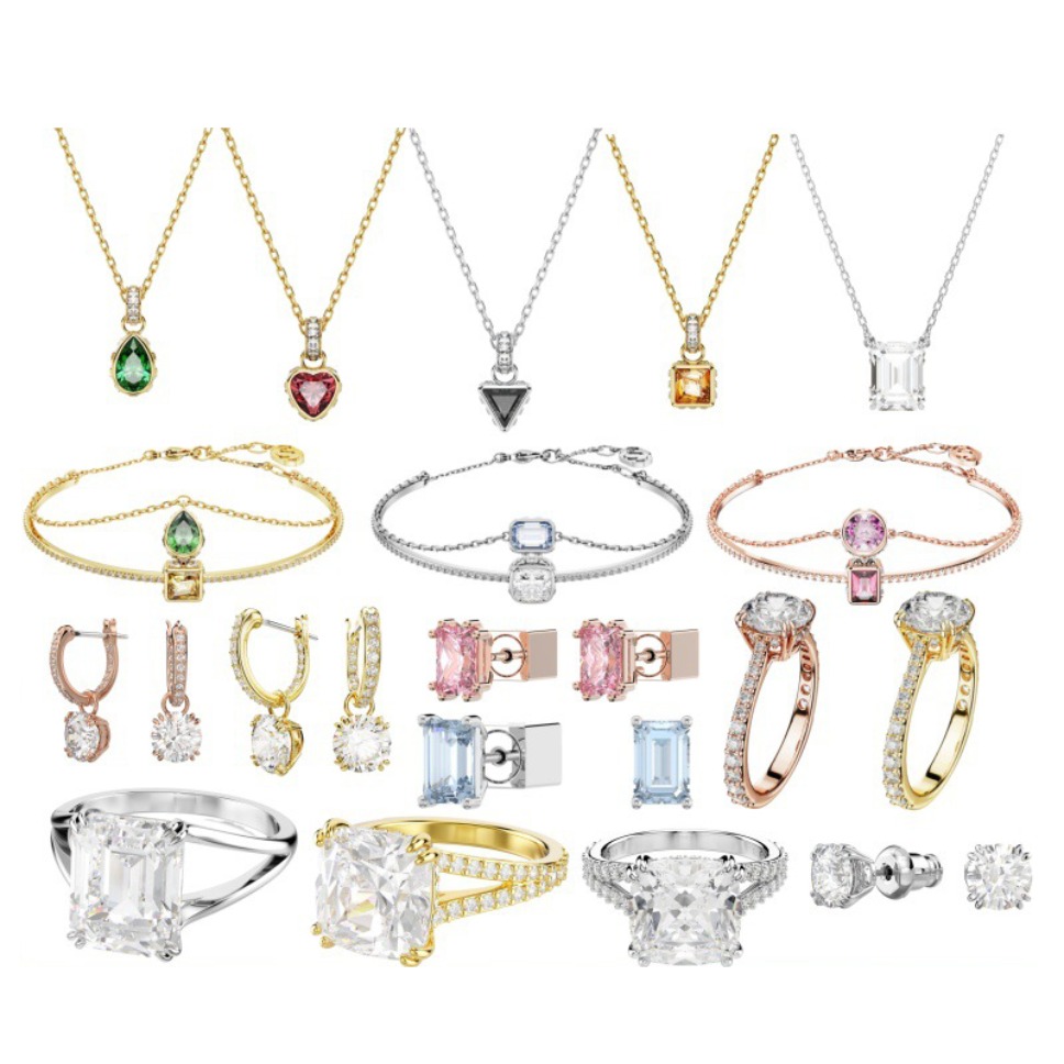 Elegant Square Cut Crystal Pendant Necklace Dainty Gold Plated Stackable Bracelet Luxury Womens Fashion Party Daily Wear Jewelry Gift for Ladies...