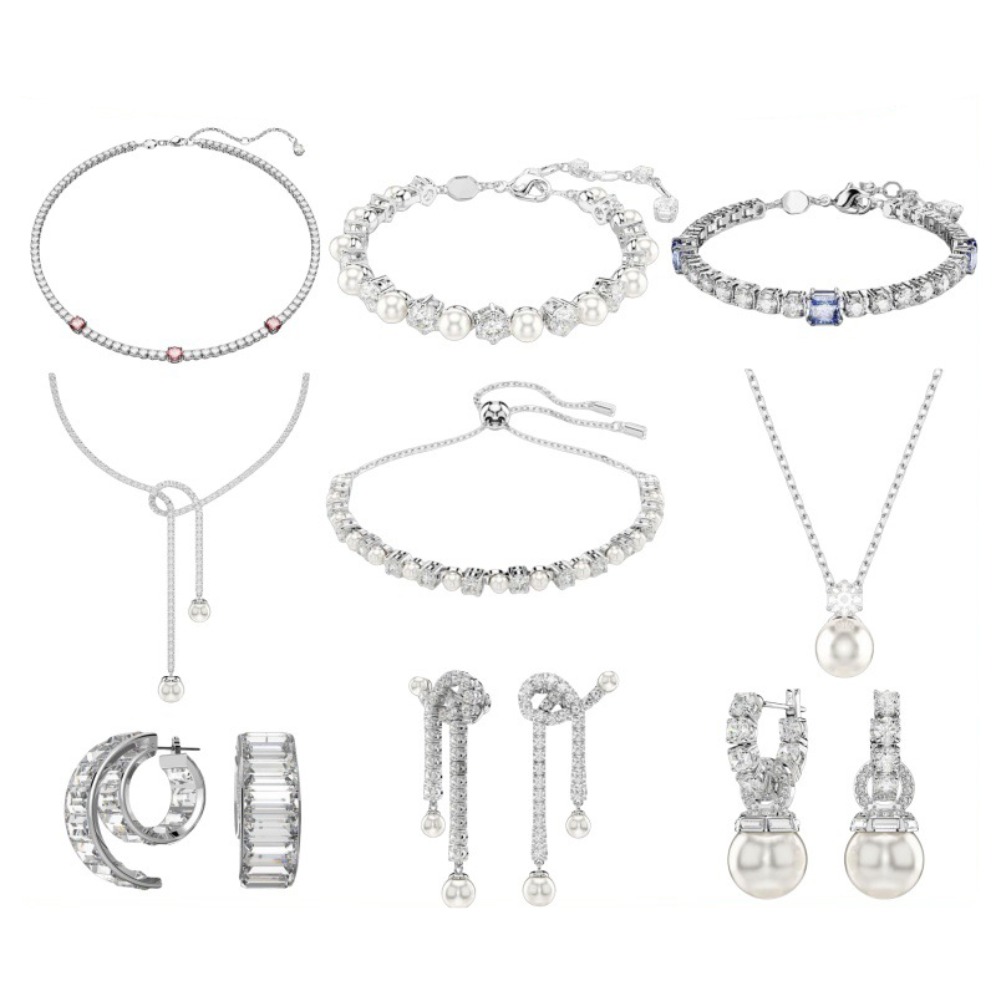 Designer Knot Tassel Necklace Women Fashion Luxury Silver Plated Pearl Crystal Rhinestone Y Shape Elegant Gifts Wedding Party Daily Wear Accessory