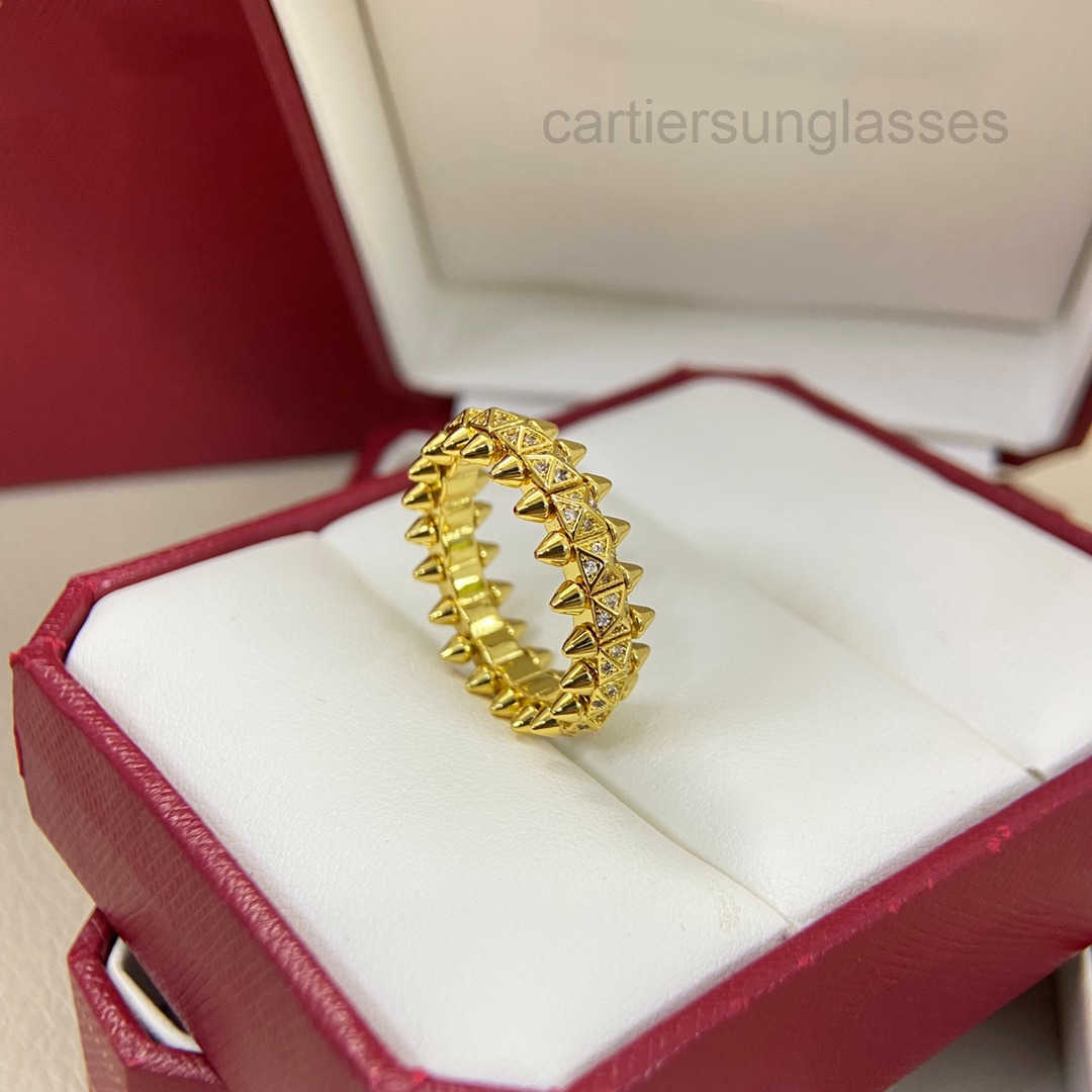 Designer Ring Women's Ring Three Ring New Luxury Classic Fashion Birthday Gift Diamond Ring Valentine's Day Christmas Wedding Anniversary