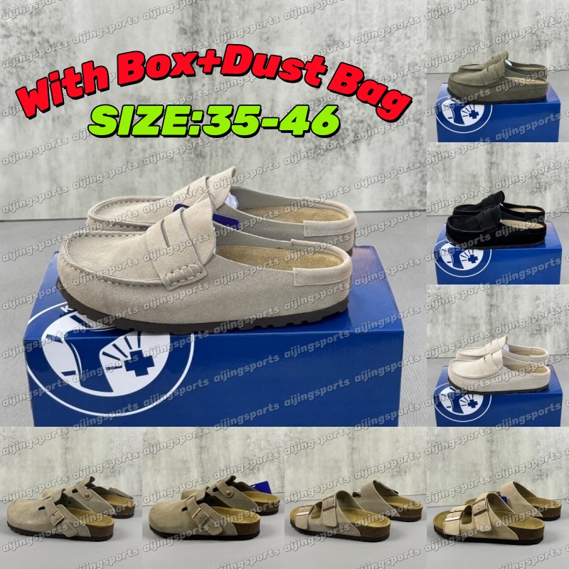 Free Shipping Designer Naples Slippers Wrapped Clogs loafers Sandals Clog Cork Flat Men Women Fashion Winter Summer Beach Shoes Leather Slide Outdoo