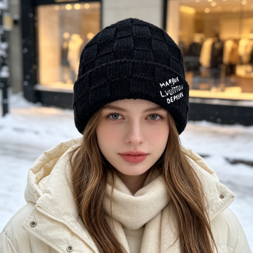 Designer beanie Winter Men women fashion knitted Hat luxury LVuiitton letter logo cap Outdoor warmth soft comfort Knitted hats Multiple colors St