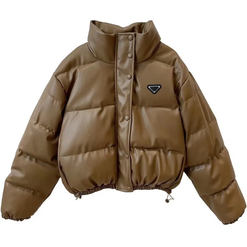 2026 New Fashion Casual Solid Color Women's Leather Jackets Luxury Designer Brand Ladies Short Coat Autumn and Winter Warm Short Outerwear Tops