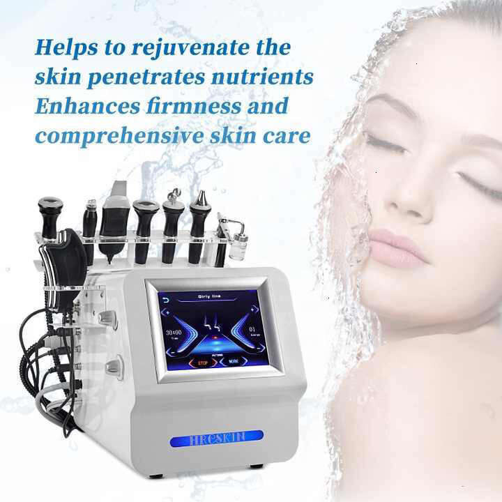 CE Approved Portable 8 In 1 Beautydermabrasion Oxygen Spray Skin Moisture Deep Cleansing RF Face Firming Wrinkle Removal Blackhead Acne Treatment Eq