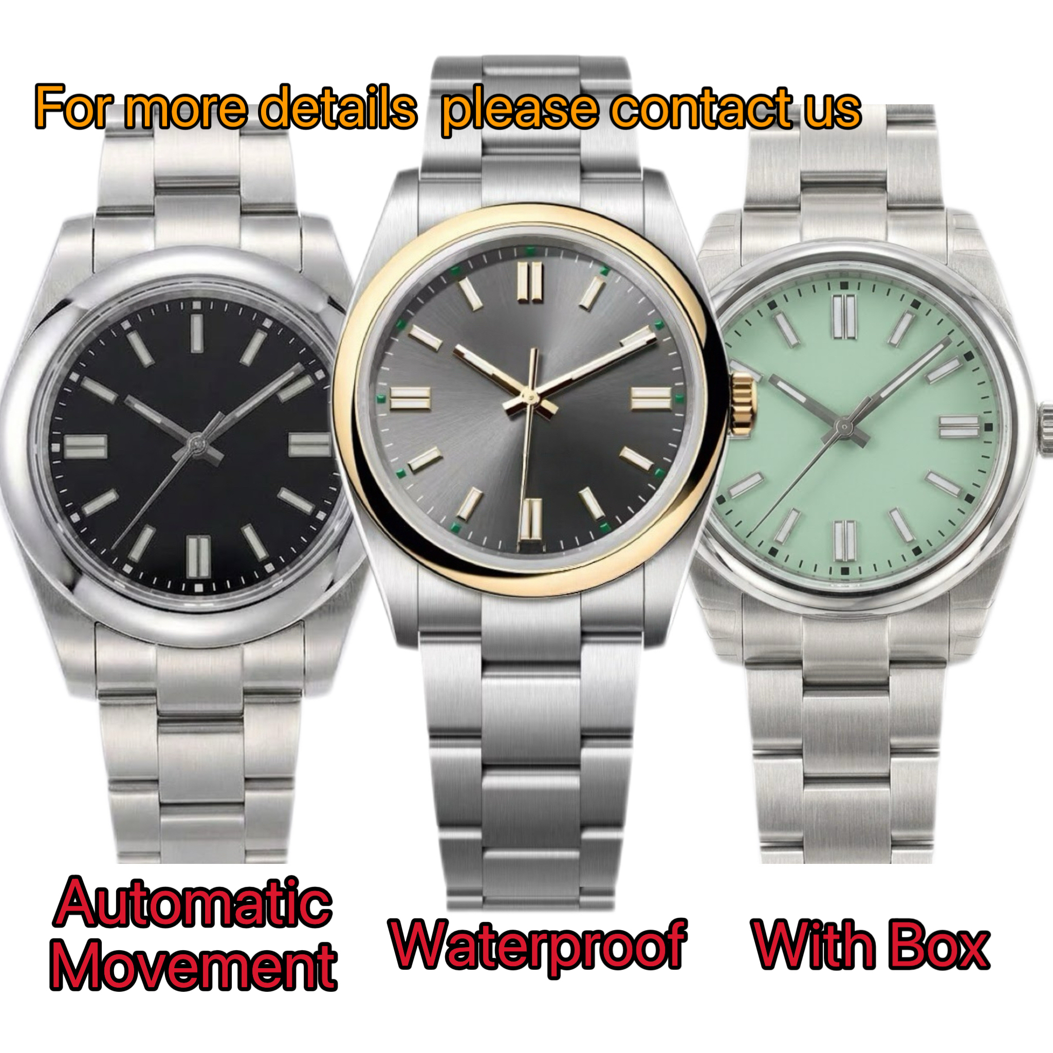 Luxury men women Automatic Mechanical 2813 movement Watch 36mm 41mm All Steel Waterproof Sapphire High quality Business Classic Relojes de lujo desi
