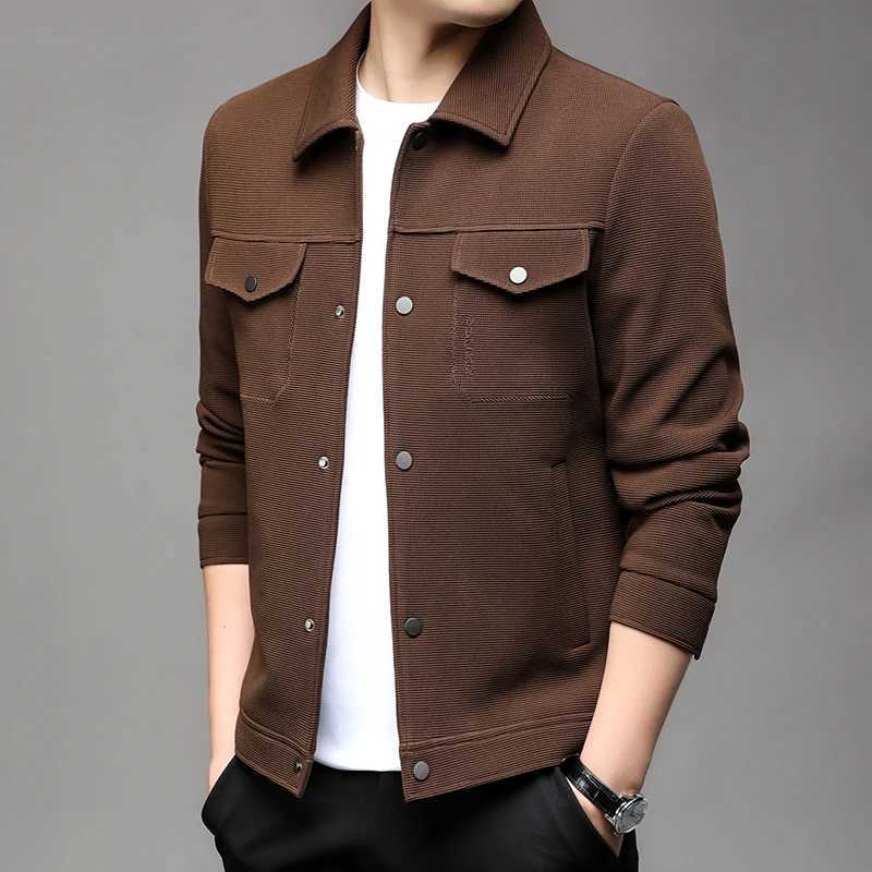 2024 High Quty Fall New Casual Coat Fashion Handsome All The Fashion All The Long Slve Men's Jacket S260918WL1R