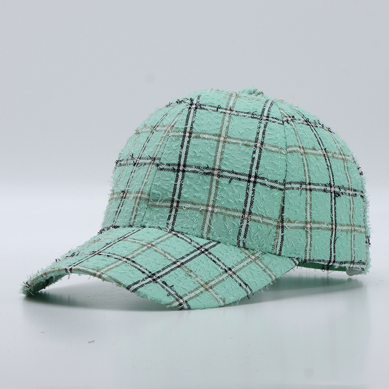 Ball Caps Cap Luxury Brand Designer Hat Plain Classic Plaid Baseball Korean Style Simple Wide-Brimmed Cap Factory Style AA