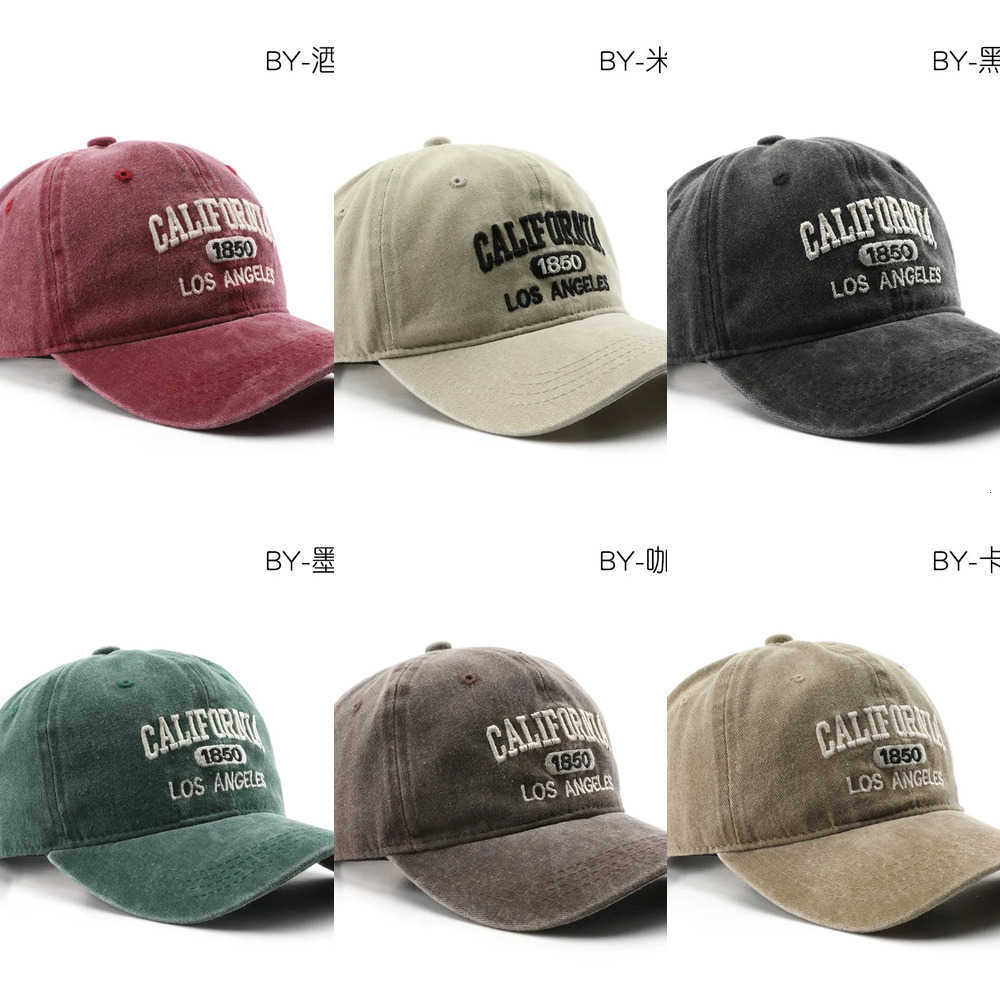 Cap Fashion Casual for Baseball Women Men Cotton Soft Top Hats Unisex Los Angeles Embroidery Snapback Hat Hiking Sunscreen Caps J260917