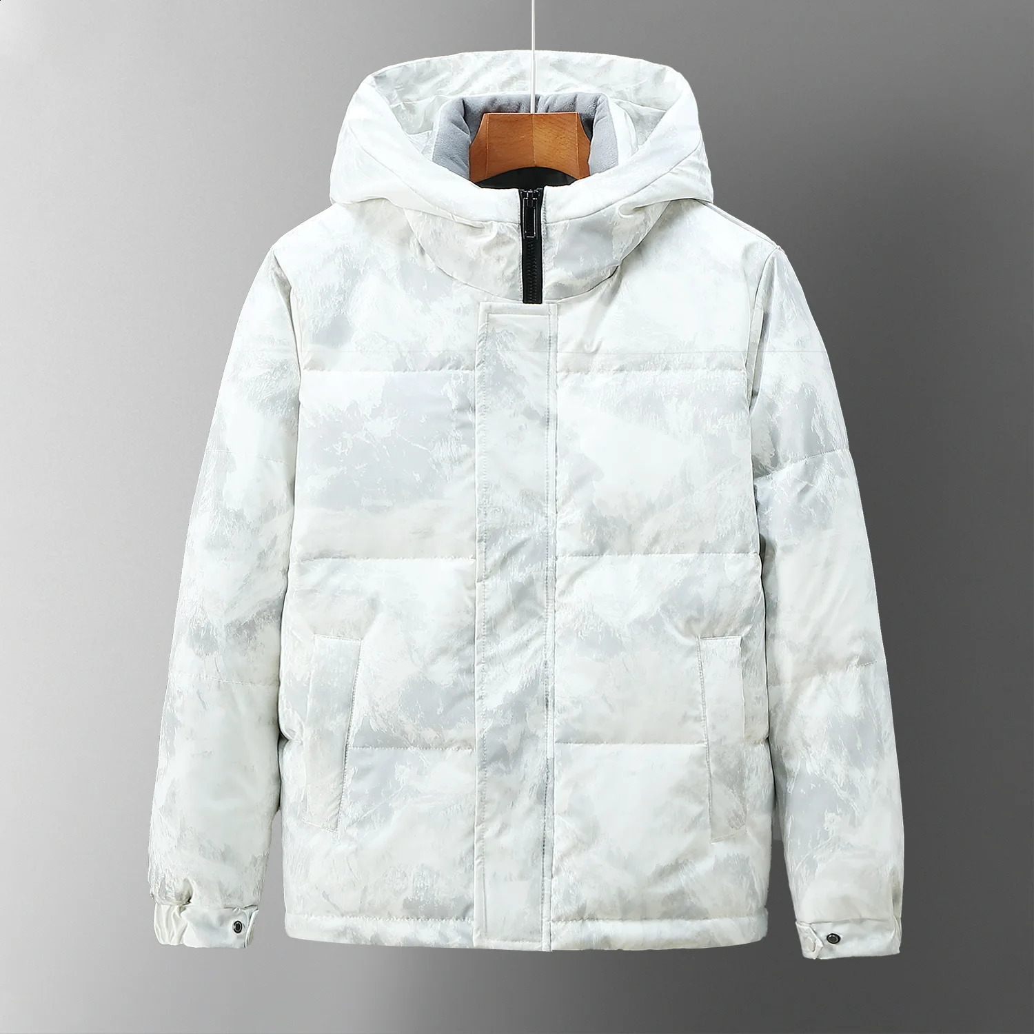 Fashion Men Hooded Winter Duck Down Coats Thicker Warm Down Jackets Casual Parkas Quality Male Outdoor Windproof Jackets 3XL 260917