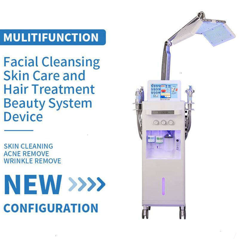 Upd Upd 2026 Multifunctional Beauty Microdermabrasion Machine Diamond Beauty Aqua Peel Beauty device With PDT Red Led Light Therap