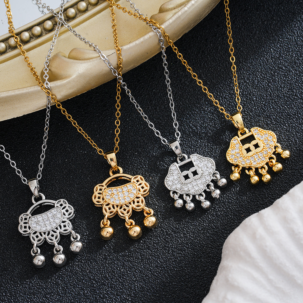A variety of necklaces in Japanese Korean styles, featuring trendy new multiple pendants, unique, niche designs, perfect for Instagram aesthetic and