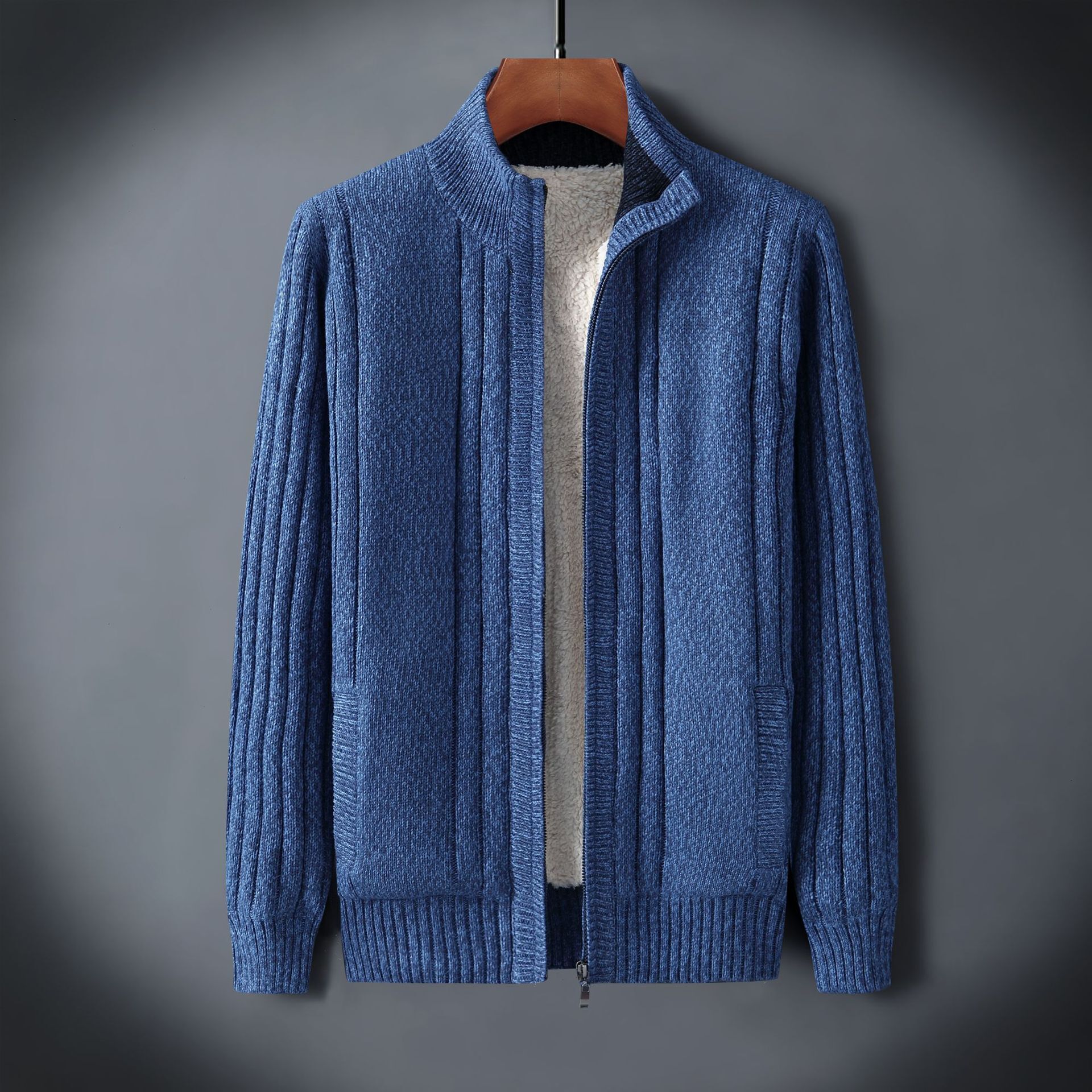 Autumn New Men s Fleece Sweater Comfortable Simple Versatile Soft Touch Fashionable D Tailoring