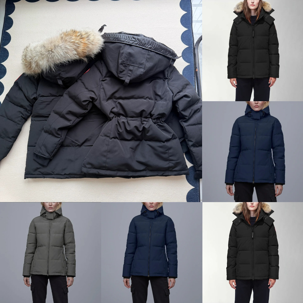 Nouveaux Designers femmes vers le bas à capuche doudoune poche col de fourrure thermique haut femme wons automne hiver grands vêtements manteaux
