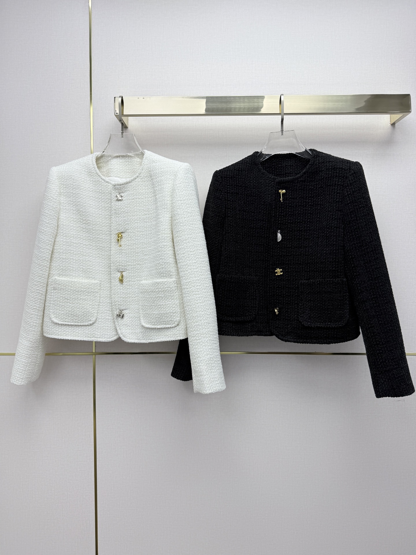 26 Autumn/Winter New Round Neck Woolen Coat