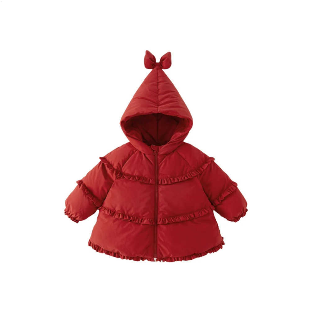 Down Dave Girls Bella Children Jacket Parkas 2023 Winter New Fashion Casual Padding Coat Noble Hooded Outerwear Par DB4238003W260917