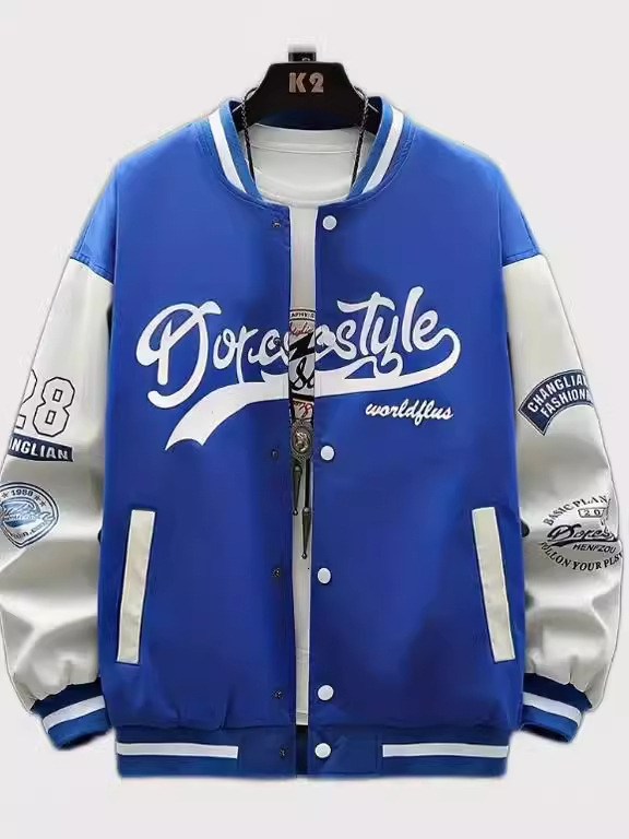 High-End Designer 2026 Baseball Streetwear Loose Fit Date Outfit Outdoor Jacket Spring And Autumn Fashion Trend For Men Clothes 2026 Slim-Fit