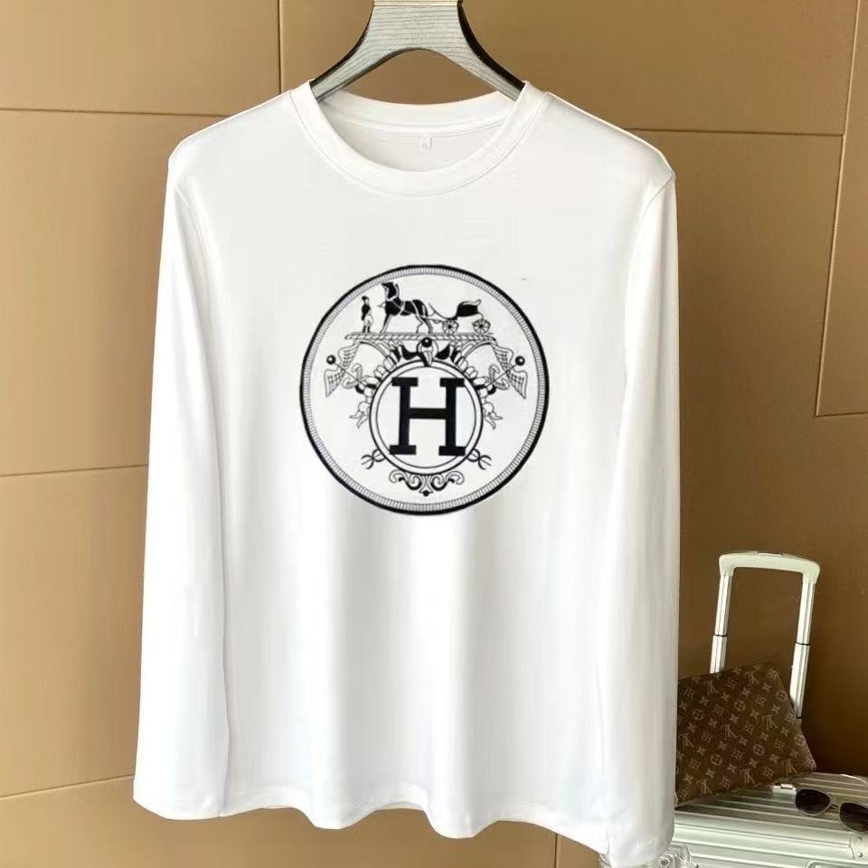 Men's T-Shirts Fashion Casual Y2K Harajuku Retro Niche Long Sleeve Print Letter Tops Comfortable Streetwear Hip-hop Youth Unisex Oversized