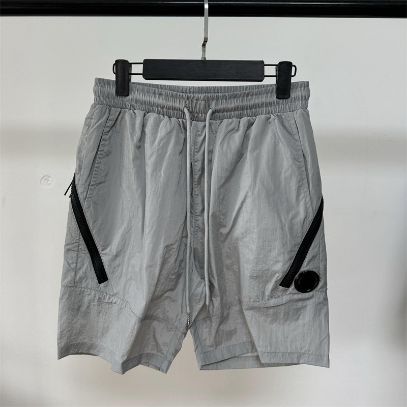 Men CPP Slanted Zipper Quick Drying Shorts Single Lens Sports Mesh Lining Five-Piece Shorts