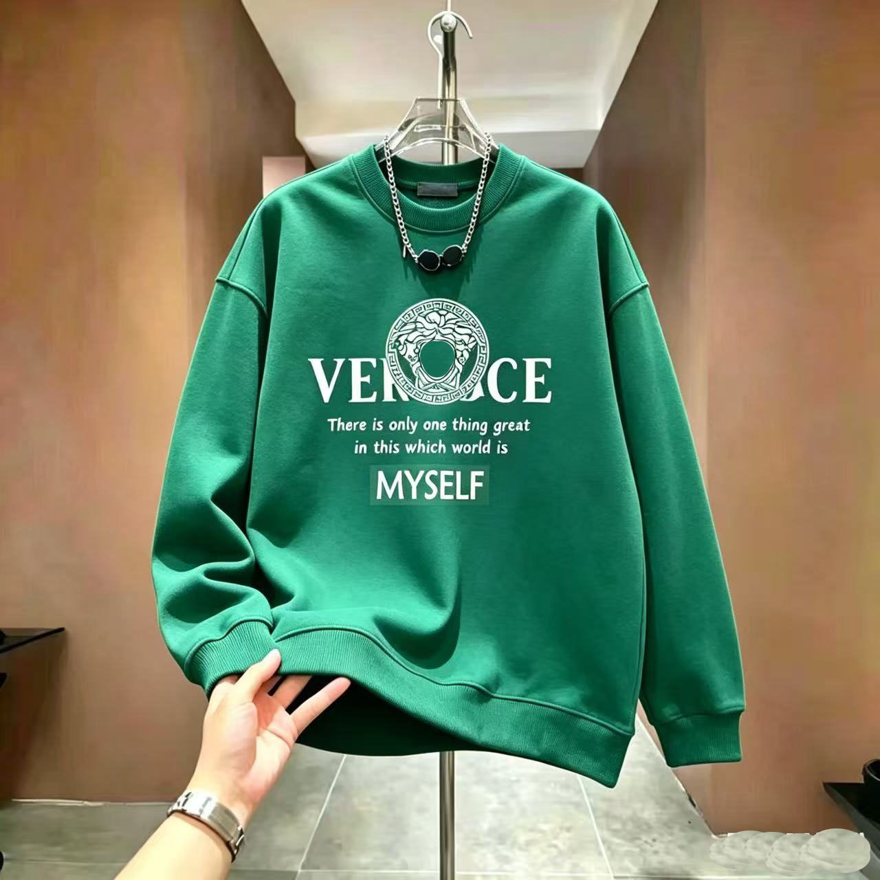 The 2026 men's hoodie is made from high-quality cotton fabric with cool printed designs. This hoodie is perfect for young men who like hip-hop