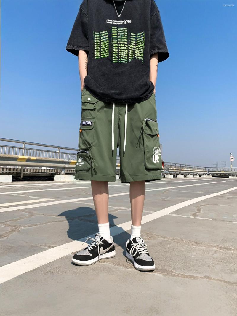 Cross-border 2026 Summer Men's Mountain Style Workwear Shorts Loose Straight Breathable Casual Sports