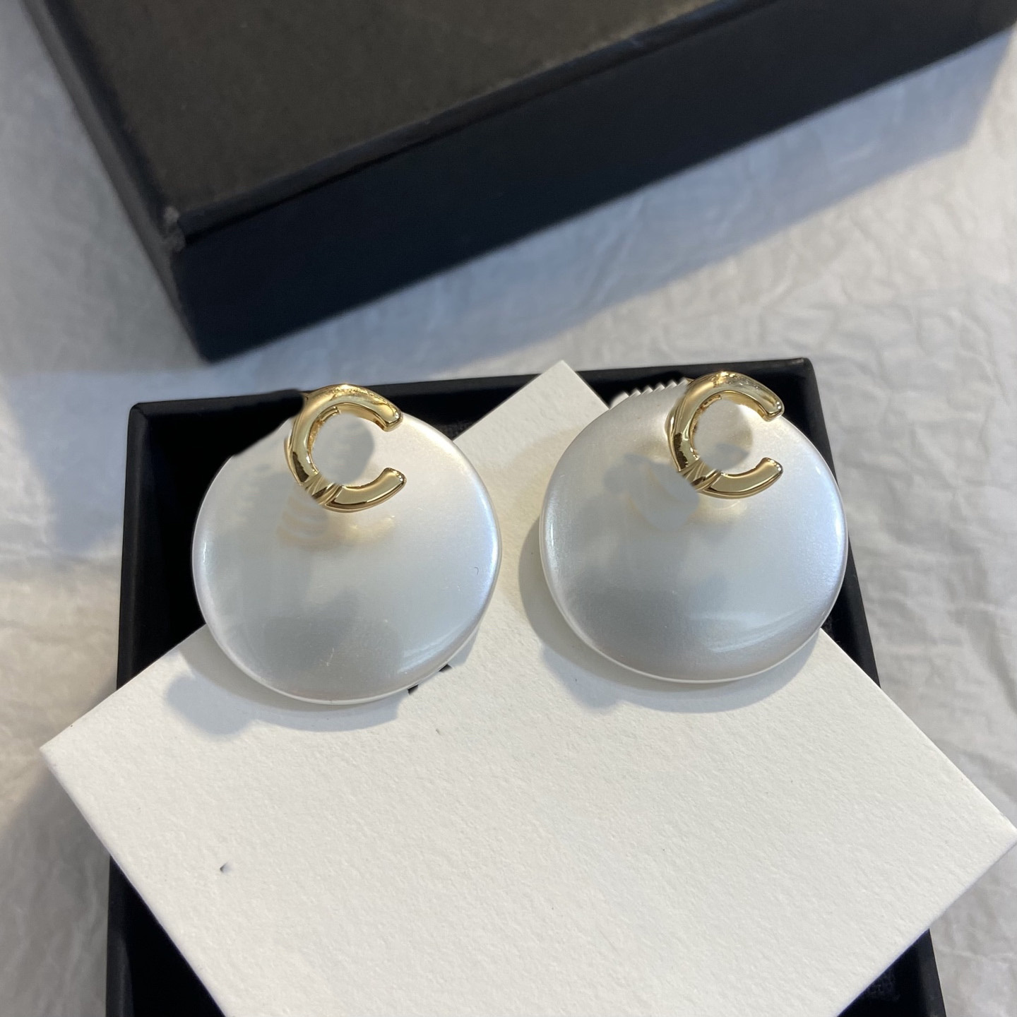 Designer Stud Earrings C Luxury Women Fashion Jewelry Earing Metal Diamond Letters Pearl Earring cjeweler Woman cc ghkjh4