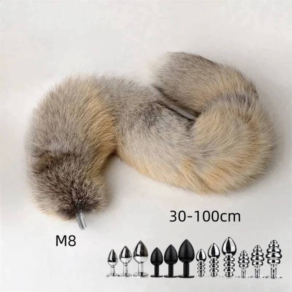2026 New Independent Alloy Sex Toy And Fetish BDSM adult toys Role Playing Golden Fox Tail For Couples Adult Anal Massage Exotic Butt Plug JA26