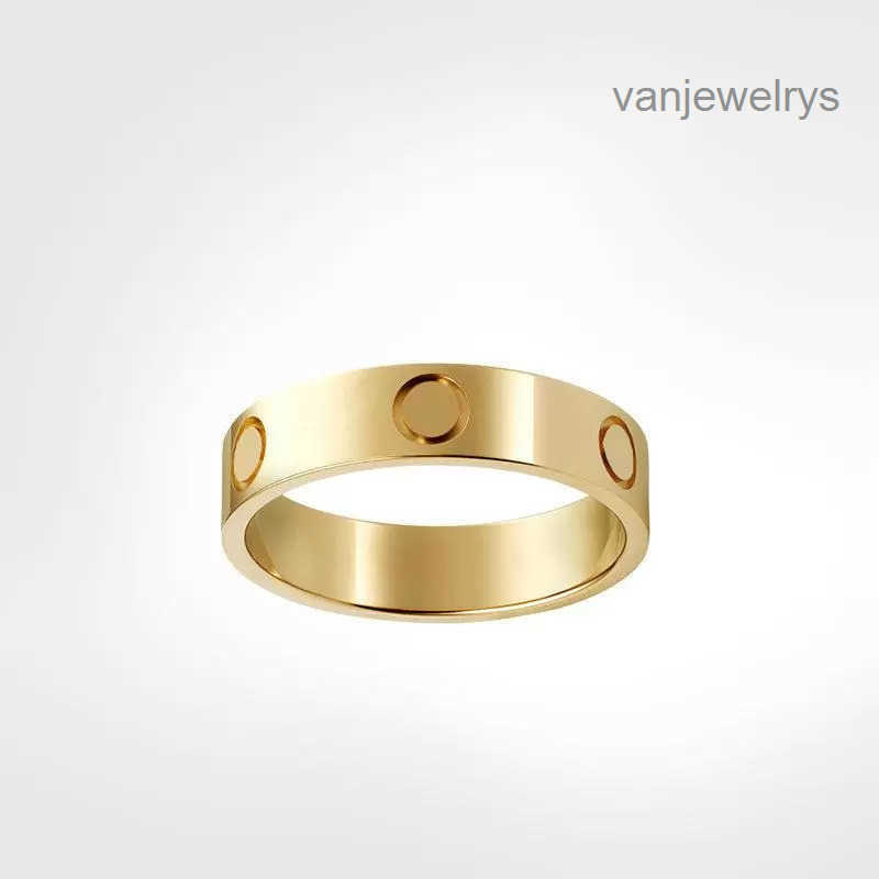4mm 5mm 6mm titanium steel Alloy silver ring mens womens rose gold fashion screw jewelry designer luxury couple wedding promise rings gift size 5-11