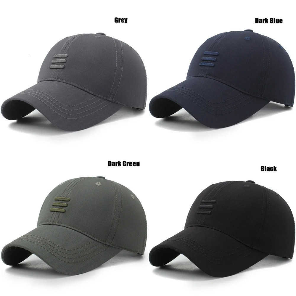 Soft 4 Fashion Colors New Top Baseball Cap Outdoor Sport Casual Cotton Snapback Hats For Men and Women Three Bars Dad Hat Design J260917