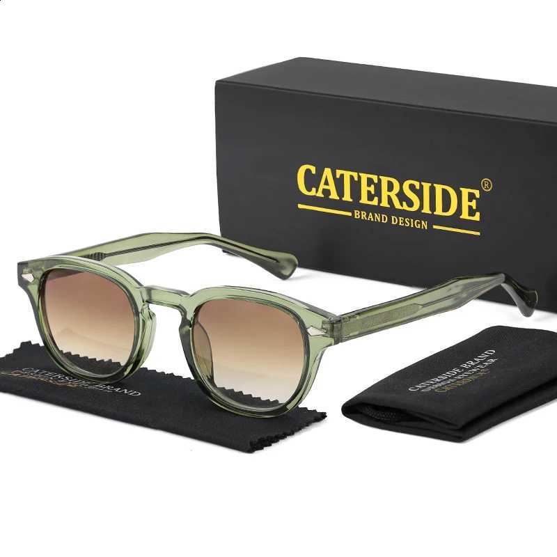Circular Small CATERSIDE Sunglasses Retro Men Punk Propionic Luxury Brand Design Sun Glasses Women Business Party Eyewear UV400 N260814