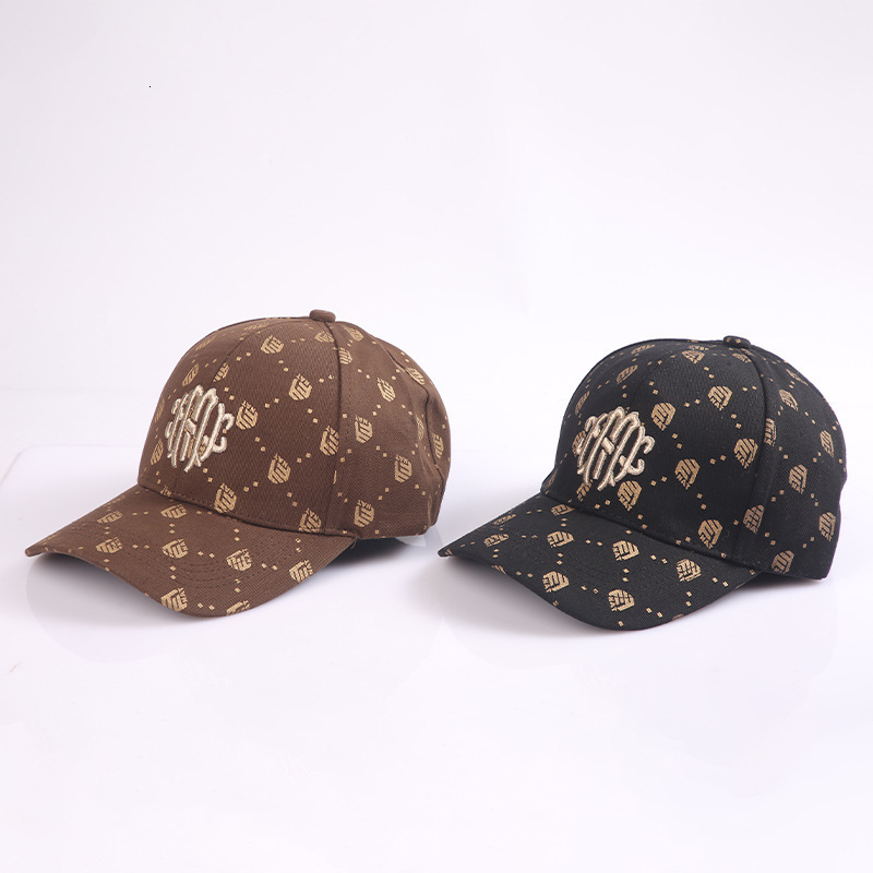 Manufacturer Supply: 3D Embroidered Baseball Cap, Large Size, All-Over Print, Korean-Style, Fashionable And Versatile Luxury Cap Brand Designer Hat